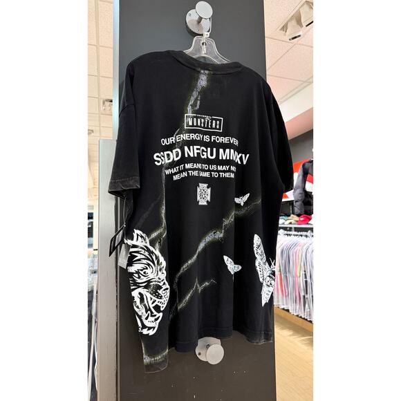 Darc Sport Universal Monsters Wolf Man Side by Side Tee Shirt Mummy Halloween - Picture 5 of 5